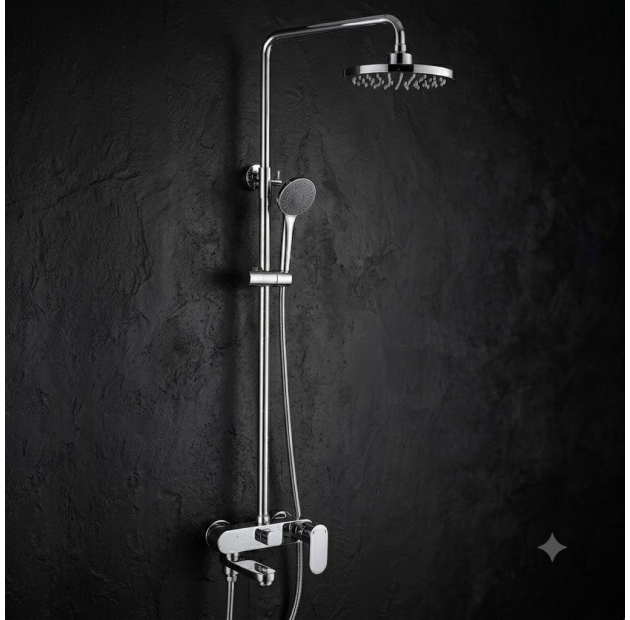Sen Cây Nóng Lạnh Mạ Crome Tay Gạt Lusenter (ST65)