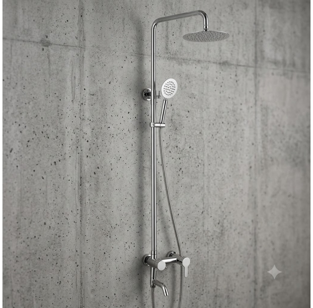 Sen Cây Tắm Nóng Lạnh Inox 304 Bóng (ST81)