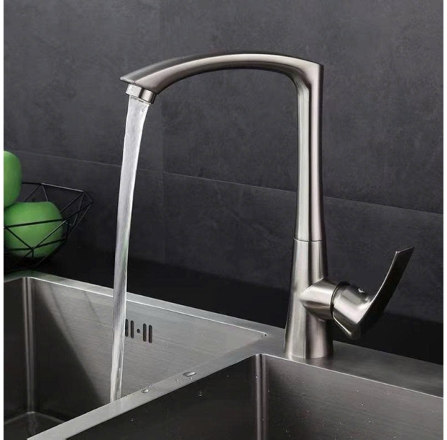 Vòi Rửa Chén Nóng Lạnh Inox SUS 304 (VC74)