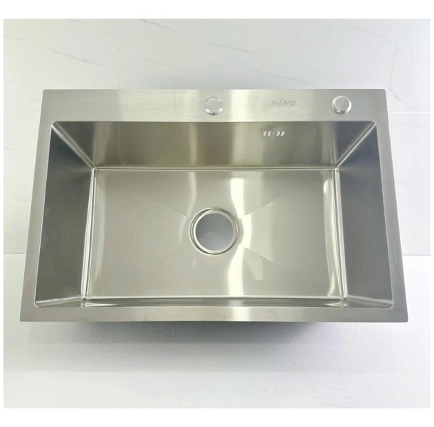Chậu Rửa Chén Inox 1 Hộc 68x45 LUSENTER (BRC34)