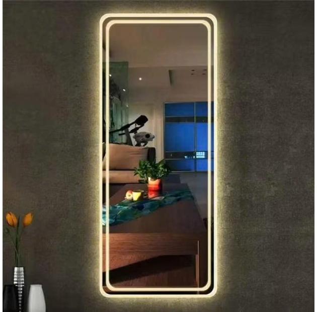 Gương Toàn Thân Có Led Chữ Nhật Bầu 150*60 LUSENTER(G25)